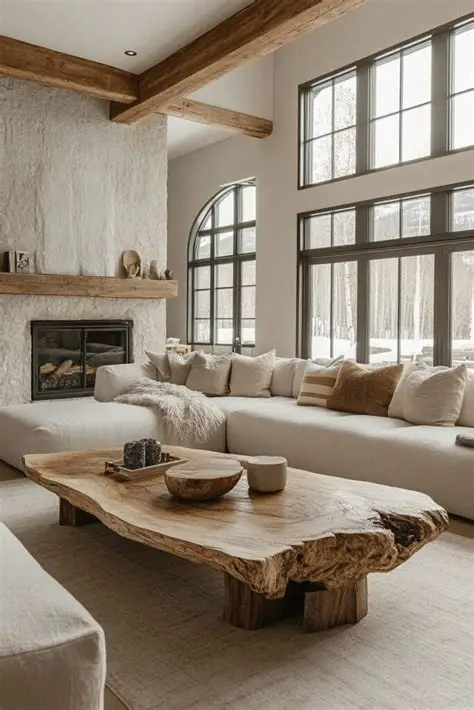 Natural live-edge coffee table reference