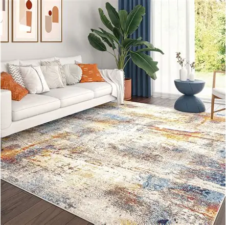 Multicolour area rug reference